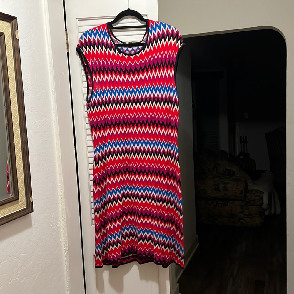 Sleeveless sweater dress